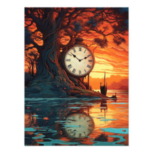 Foto Sinfonía del tiempo - Reflexión de un reloj al ata