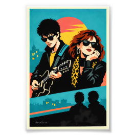 Foto Sing Street Inspired Retro Movie Poster