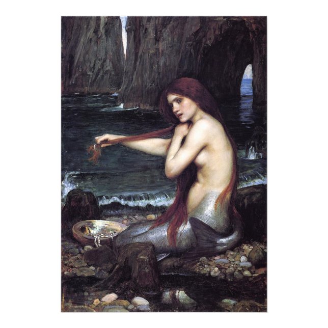 Foto Sirena de J W Waterhouse, 1901 (Frente)