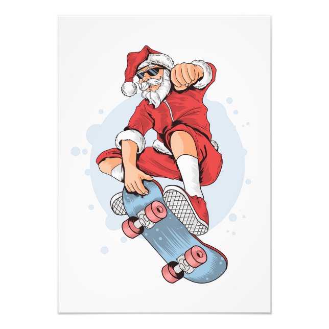 Foto Skateboarder Skateboard Snowman (Frente)