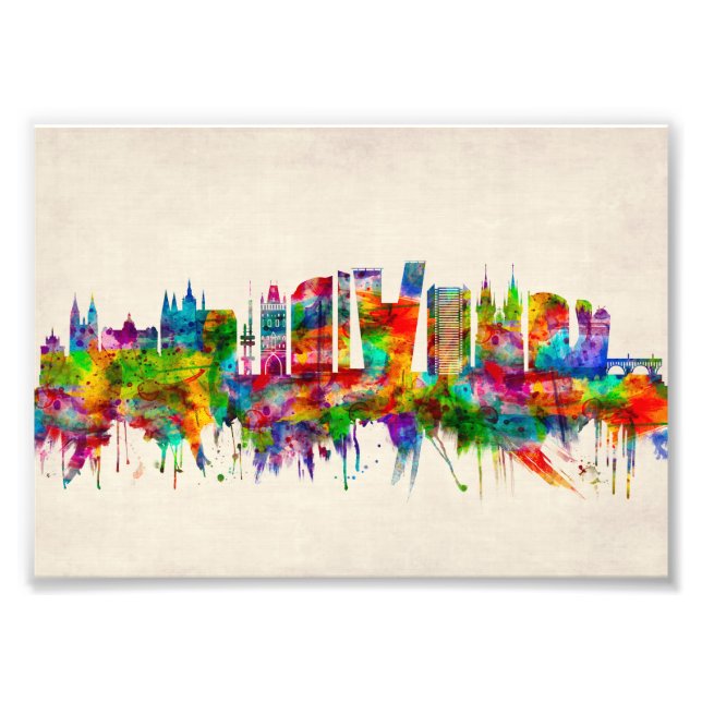 Foto Skyline de la República Checa de Praga (Frente)