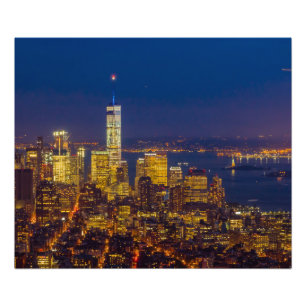 Foto Skyline del centro de Nueva York después de la osc