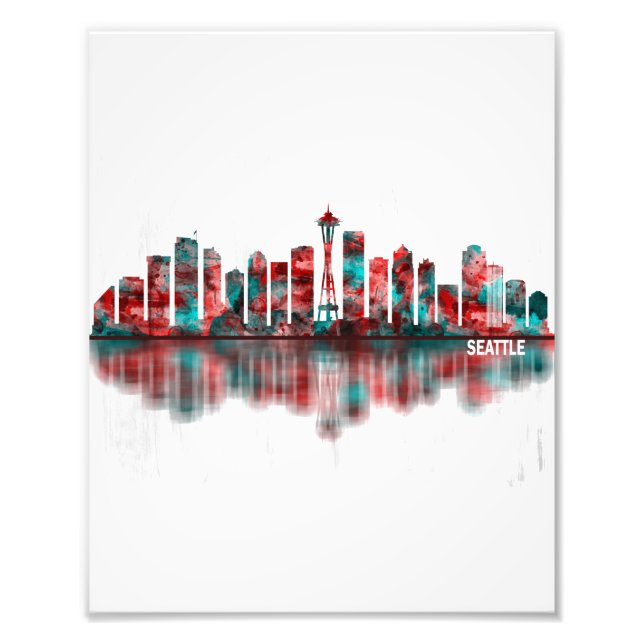 Foto Skyline Seattle Washington (Frente)