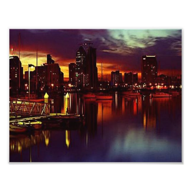 Foto Skyline Sunset (Frente)