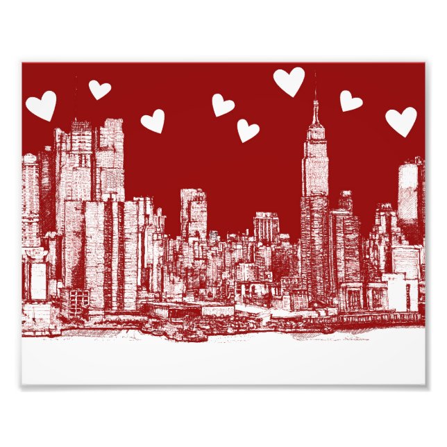 Foto skyline valentine NYC (Frente)
