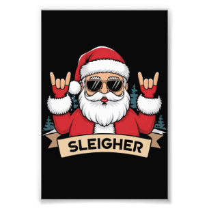 Foto Sleigher Navideño Santa Rock Xmas Rocker 