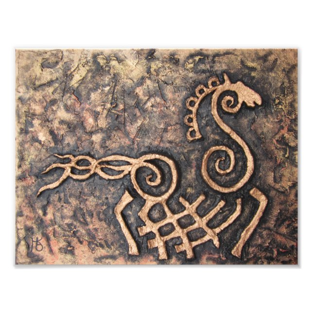 Foto Sleipnir, caballo de ocho patas de Odin (Frente)