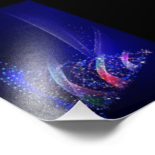 Foto SlipperyJoe árbol de Navidad digital translúcido r