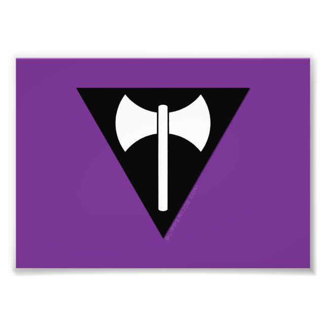 Foto SlipperyJoe bandera del orgullo lesbiano poderoso  (Frente)