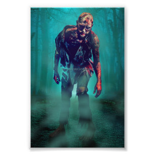 Foto SlipperyJoe figura de zombie aterradora aislada om
