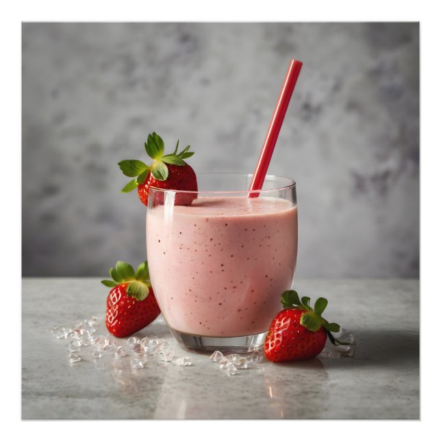 Foto Smoothie de fresa (Frente)
