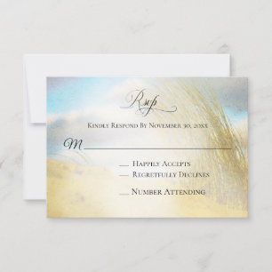 *~* Foto Soft Dune Beach Grass - Boda RSVP