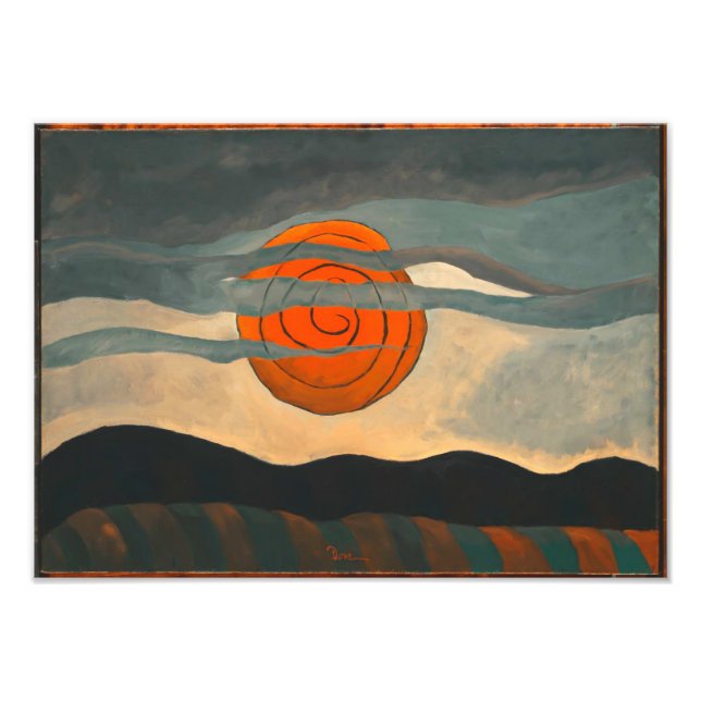 Foto Sol Rojo | Arthur Dove | (Frente)