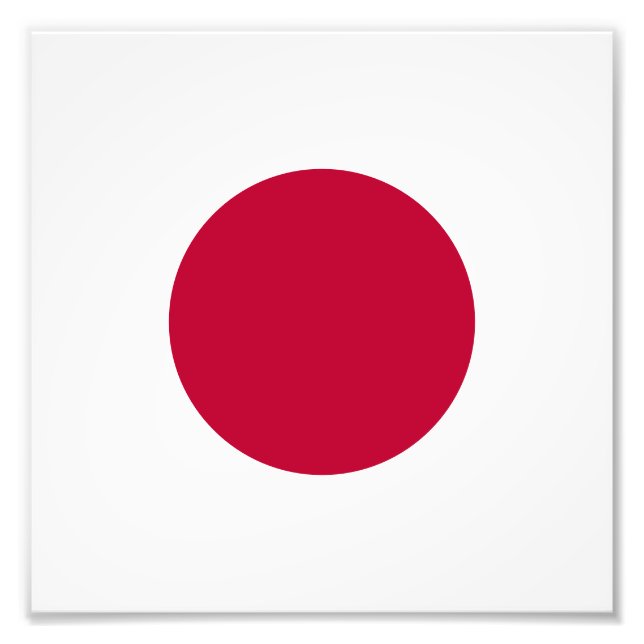 Foto Sol Rojo Japón (Frente)