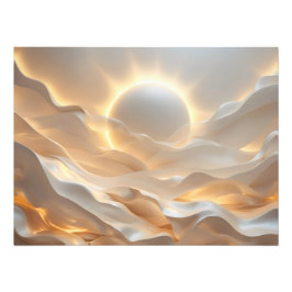 Foto Solar Presence Unbound – Abstract Golden Horizon P
