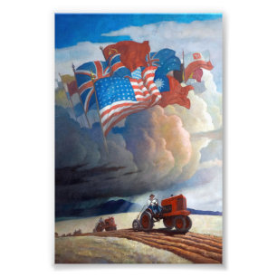 Foto Soldados del suelo por Newell Convers Wyeth