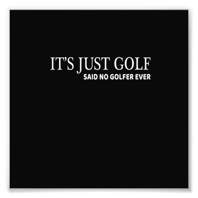 Foto Solo es camiseta de golf para golfistas divertidos (Frente)