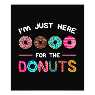 Foto Sólo estoy aquí por el dulce de donuts Doughnut