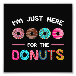 Foto Sólo estoy aquí por el dulce de donuts Doughnut