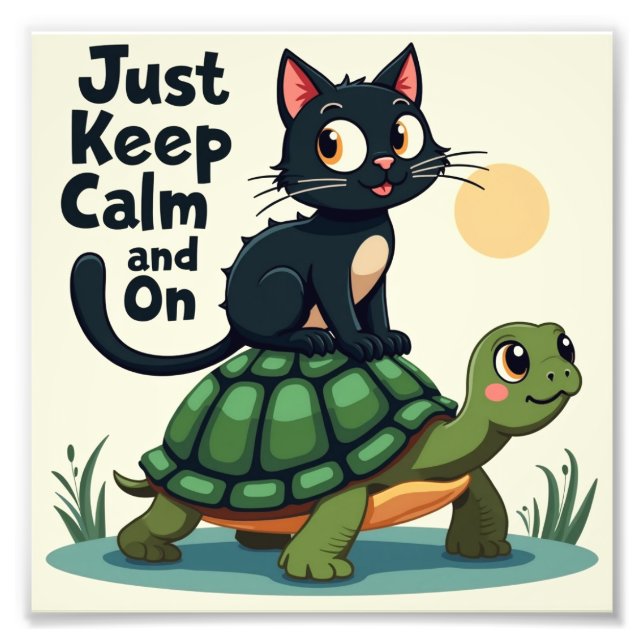 Foto Sólo mantener la calma y seguir adelante (Frente)