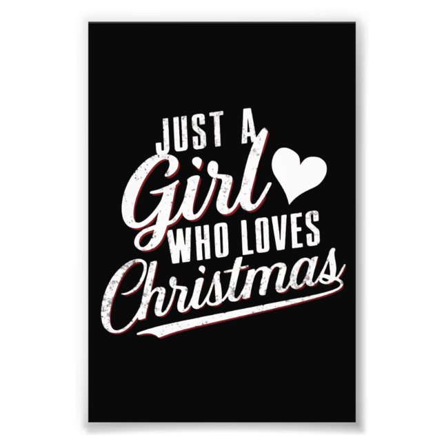 Foto Sólo un chica que ama a los Navidades (Frente)