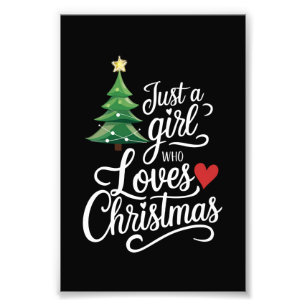 Foto Solo un Chica que ama el regalo de la familia de l