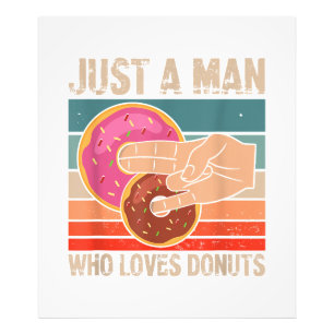 Foto Solo Un Hombre Que Ama A Donuts 2 En El Pinky 1 En