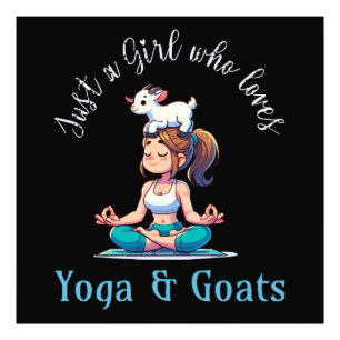Foto Sólo una chica que ama el Yoga y las Cabras