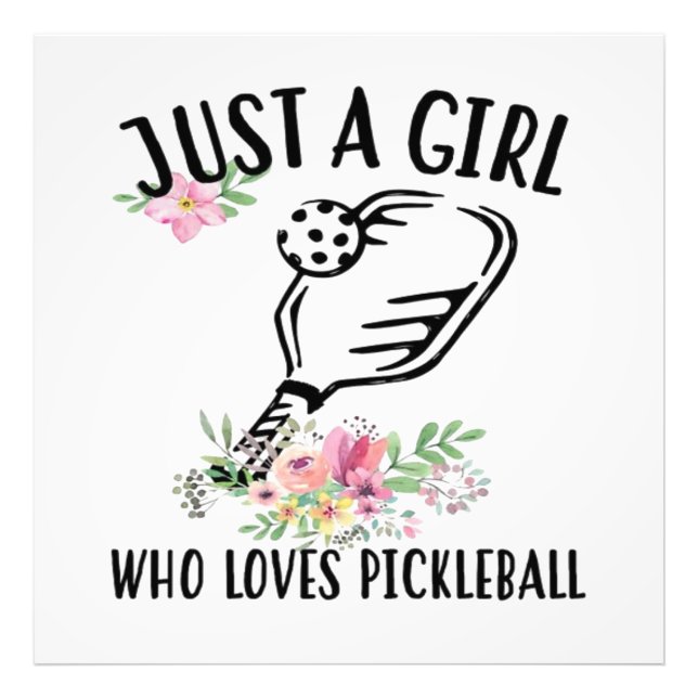 Foto Sólo una chica que ama Pickleball (Frente)