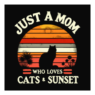 Foto Solo una mamá que ama a los gatos