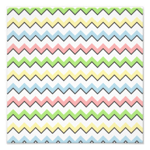 Foto Sombra en colores pastel del Chevron-Descenso de