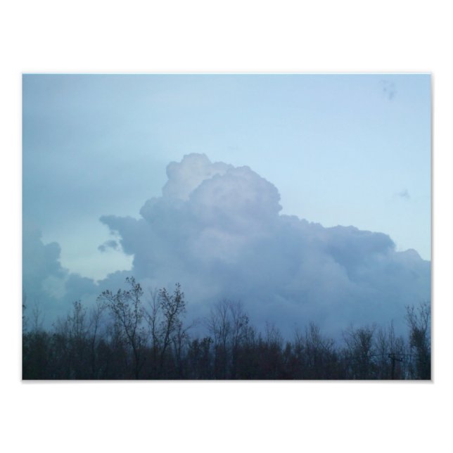 Foto Sombras de efervescencia de azul (Frente)