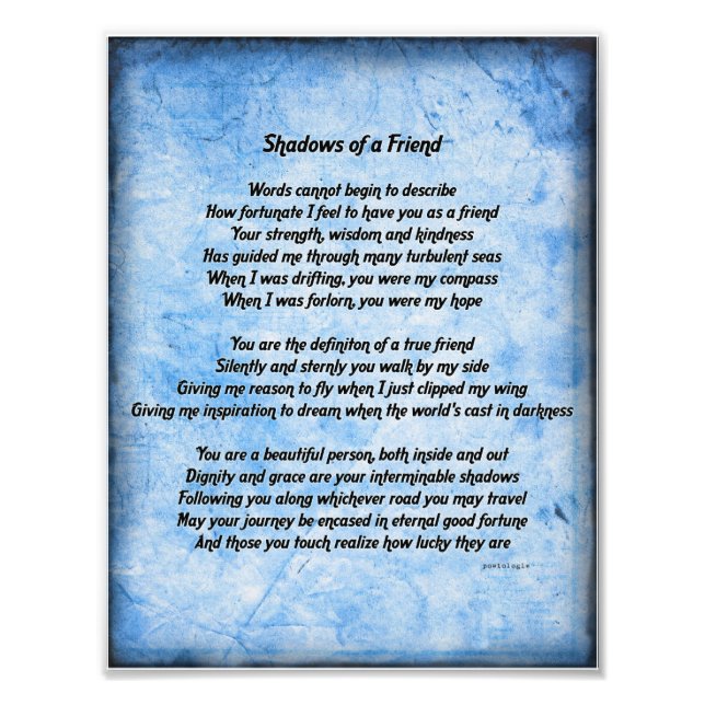 Foto Sombras de la imagen de un amigo (Frente)