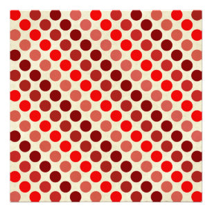 Foto Sombras de puntos rojos de polka por Shirley Taylo