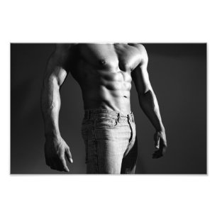 Foto Sombras Músculos Hot Guy Poster