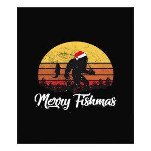 Foto Sombrero de Santa Navidad Bigfoot Alegre Fishmas V