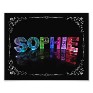 Foto Sophie - El nombre Sophie en luces 3D (Fotografía