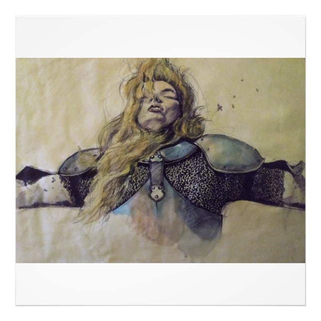 Foto Sorprendente Joan de Arc Wall Art Poster: (Frente)