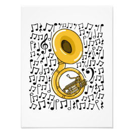 Foto Sousaphone Musical Notes Brass Músico
