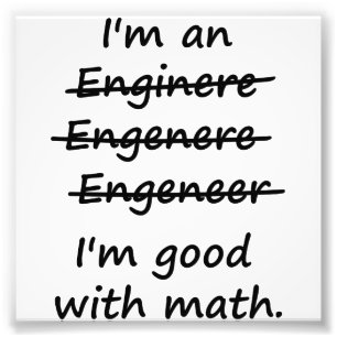 Foto Soy ingeniero y soy bueno en matemáticas