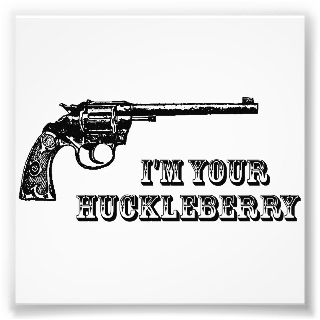 Foto Soy tu arma occidental de huckleberry (Frente)