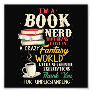 Foto Soy un friki de los libros - Amante de los libros