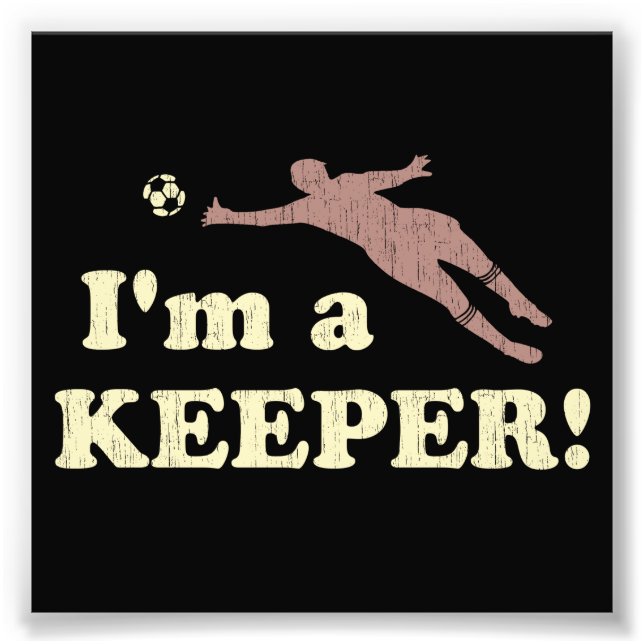 Foto Soy un portero de fútbol de Keeper (Frente)