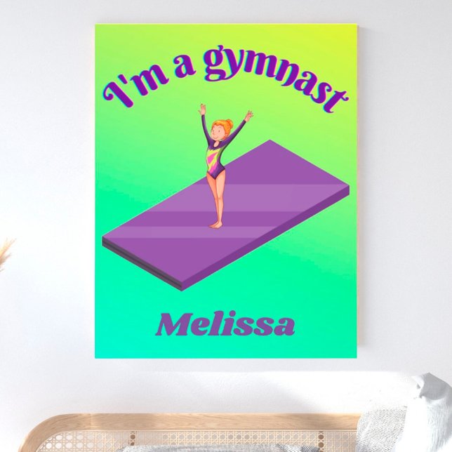 Foto Soy una gimnasta - Chica con Leotard sobre Gimnasi (Subido por el creador)