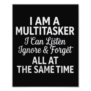 Foto Soy una persona multitarea Humor divertido de la v