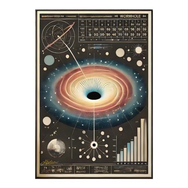 Foto Space Age Wormhole Diagram (Frente)