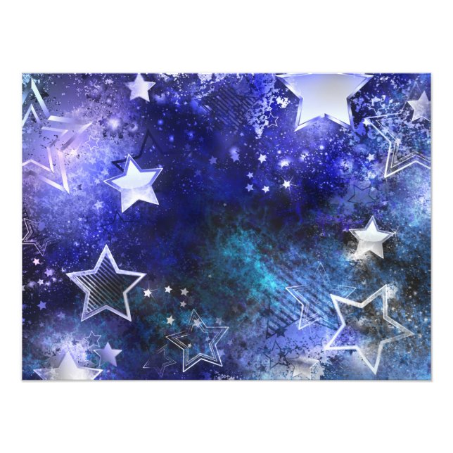 Foto Space Background with Stars (Frente)