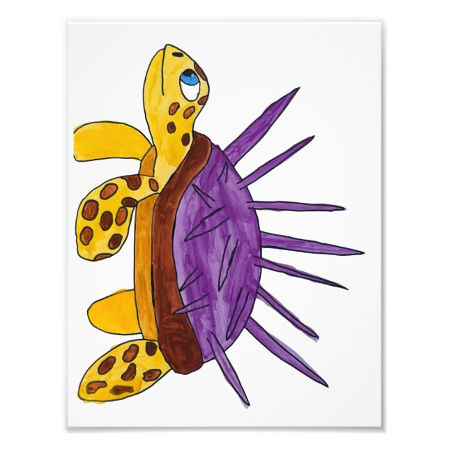 Foto Spikey sea turtle print (Frente)