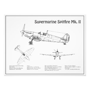 Foto Spitfire supermarino - Plano aéreo BD