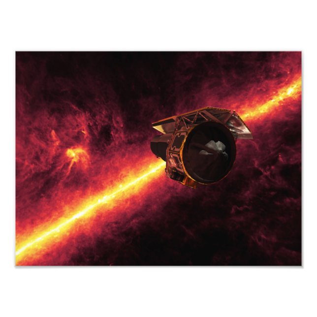 Foto Spitzer visto contra el cielo infrarrojo 2 (Frente)